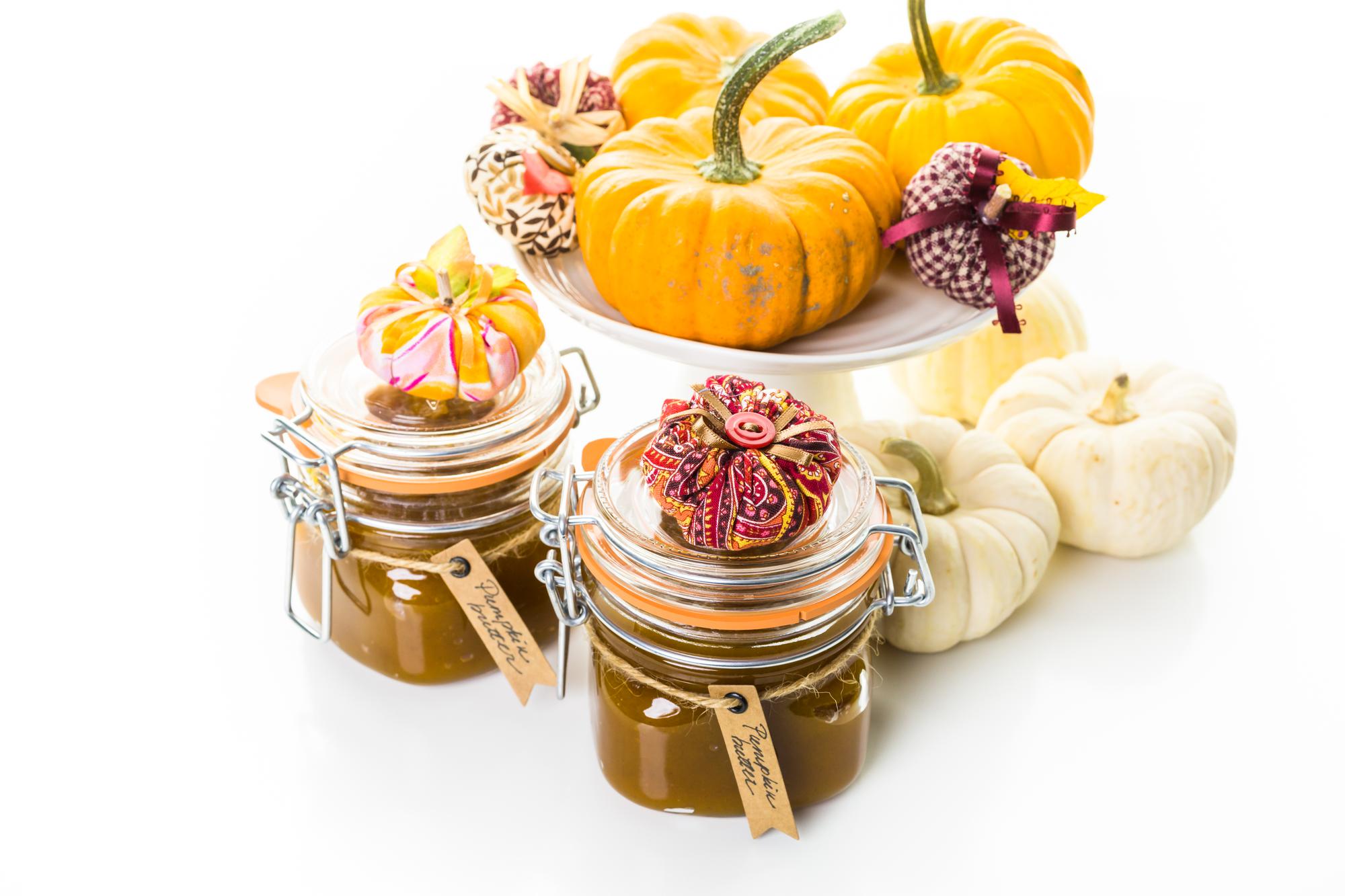 Artisanal market stall with preserves